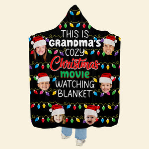 Custom Photo Gifts For Grandma Wearable Blanket Hoodie 01acqn031024 - Blanket - GoDuckee