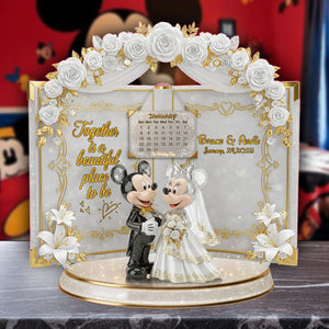 Forever Love Acrylic Plaque - Personalized Gifts For Couple 06OHLU250625 - Shaped Plaques - GoDuckee