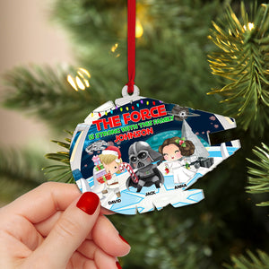 Personalized Christmas Gifts For Family Acrylic Ornament 02katn190824 - Ornament - GoDuckee