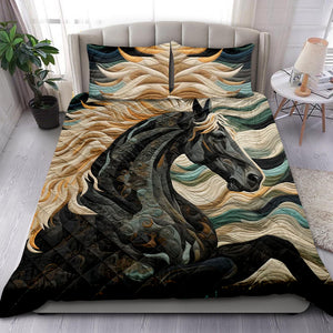 Gifts For Horse Lovers Quilt Bed Set 07qnqn301024 - Blanket - GoDuckee