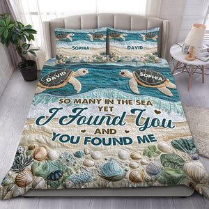 Personalized Gifts For Couple Quilt Bed Set 01KADT241224 - Blanket - GoDuckee