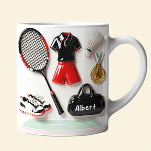 Complete Badminton Outfit Coffee Mug - Personalized Gift For Badminton Lovers 03TOQN110226 - Coffee Mug - GoDuckee