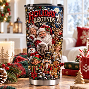 Holiday Legends 20oz Tumbler - Personalized Gifts For Christmas 08tolu201026 - Tumbler Cup - GoDuckee