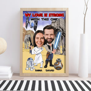 Couple My Love Is Strong With This One 01totn081223 Personalized Canvas Print - Poster & Canvas - GoDuckee