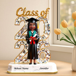 Graduation Acrylic Plaque - Personalized Gifts For Graduates 04pgqn040226-Homacus