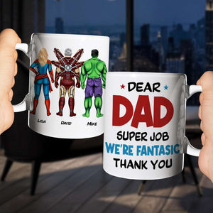 Super Job Dad 05NAHN220523TM Personalized Mug Father's Day Gift - Coffee Mug - GoDuckee