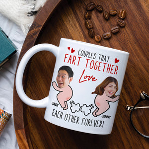 Couples - Love Each Other Forever, Funny Custom Face Coffee Mug, Gift For Couple, Valentine's Gifts - Coffee Mug - GoDuckee
