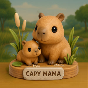 Water Pudge Mom Acrylic Plaque - Personalized Gifts For Mother 05NALU150425 - Shaped Plaques - GoDuckee