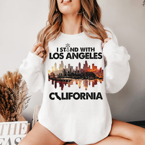 Stand With Los Angeles Shirt 01xqtn110125 - Shirts - GoDuckee