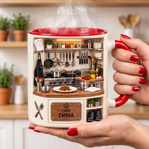 Cooking Coffee Accent Mug - Personalized Gifts For Cooking Lovers 04ttdh061026 - Coffee Mug - GoDuckee