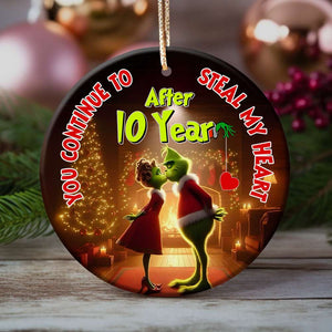 Personalized Gifts For Couple Christmas Ornament 02OHLU031024 - Ornament - GoDuckee