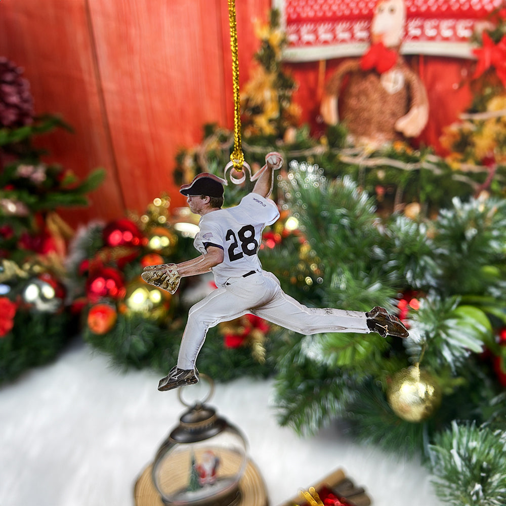 Custom Photo Gifts For Baseball Players Ornament 149acvp140924 - Ornament - GoDuckee