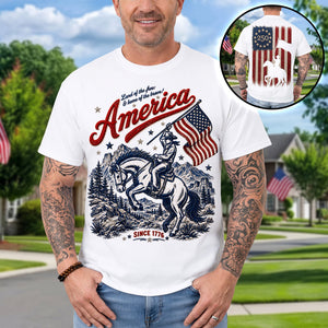 Land Of The Free - Celebrated America 250th Anniversary Shirt - Personalized Gifts For Patriots 05paqn280526 - Shirts - GoDuckee
