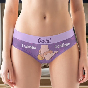 Personalized Gifts For Girlfriend Women's Briefs I Wanna F***time - Boxers & Briefs - GoDuckee