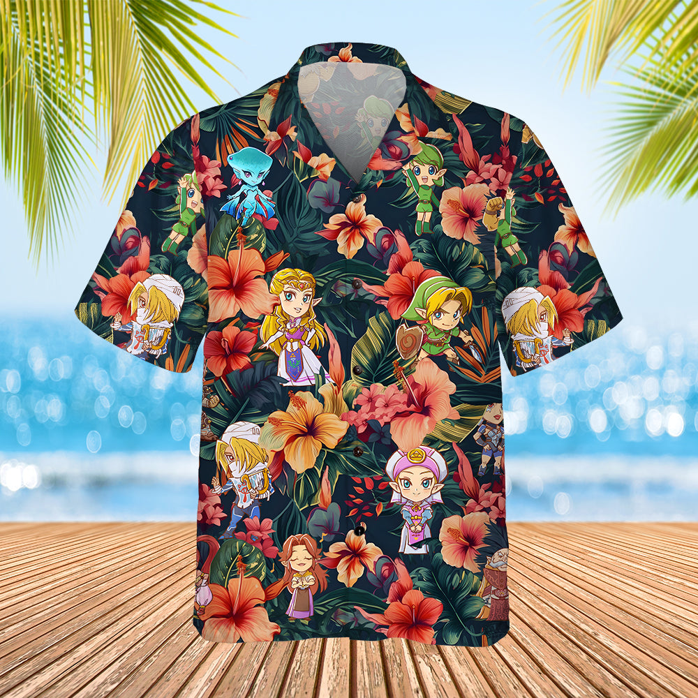 Game Character Hawaiian Shirt, Summer Gift For Gaming Lover 02naqn140623 - Hawaiian Shirts - GoDuckee