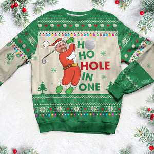 Custom Photo Gifts For Golf Player Ugly Sweater 07ACQN021024 - AOP Products - GoDuckee