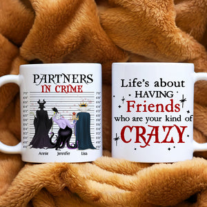 Partners In Crime, Gift For Bestie, Personalized Mug, Villain Friends Squad Mug 07NAHN060723TM - Coffee Mug - GoDuckee