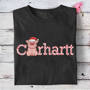 Pig-Personalized Shirt-Gift For Pig Lover-Christmas Gift-01acxx161023 - Shirts - GoDuckee