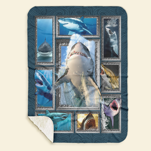 Gifts For Shark Lovers Blanket 245acxx260824 - Blanket - GoDuckee