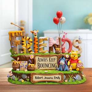 Cartoon Friends Acrylic Plaque - Personalized Gifts For Friends 02OHPU040625 - Shaped Plaques - GoDuckee