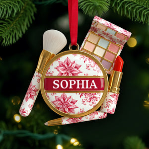 Makeup Kit Christmas Ornament - Personalized Gifts For Makeup Lovers 05PGLU131025 - Ornament - GoDuckee