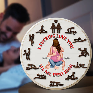 Naughty Couple Plaque - Personalized Gifts For Couple 05ohqn050525 - Shaped Plaques - GoDuckee