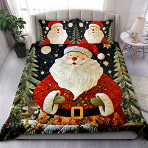 Christmas Santa Quilt Bed Set 06ACQN291024 - Blanket - GoDuckee