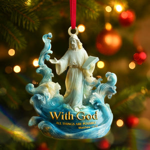 Personalized Gifts For Christmas, The God Acrylic Ornament 01tgmg180925 - Ornament - GoDuckee
