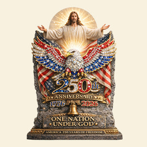 250th Anniversary Acrylic Plaque Personalized Gifts For Christians 04TODT050326 - Shaped Plaques - GoDuckee