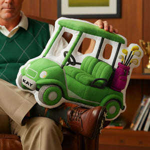Golf Cart Adventures Pillow - Personalized Gift For Golfers 05OHLU091225 - Pillow - GoDuckee