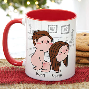 Put This Mug Down And Take Me In Doggy-Gift For Couple-Personalized Coffee Mug-Funny Couple - Coffee Mug - GoDuckee