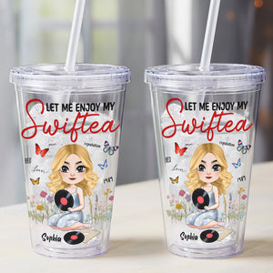 Let Me Enjoy My Tea, Personalized 04KATN291223HH Acrylic Tumbler, Gifts For Music Fan - Tumbler Cup - GoDuckee