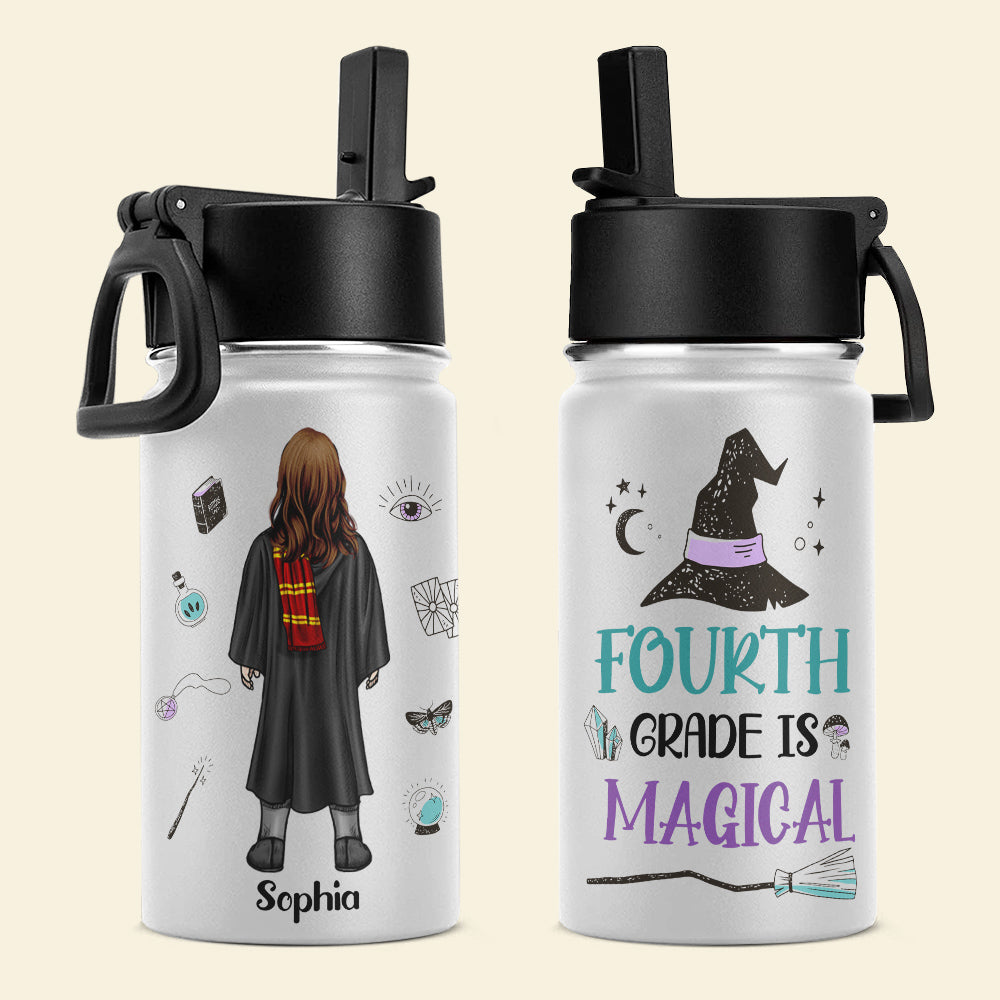 Custom Water Bottle for Kids, Back to School Water Bottle