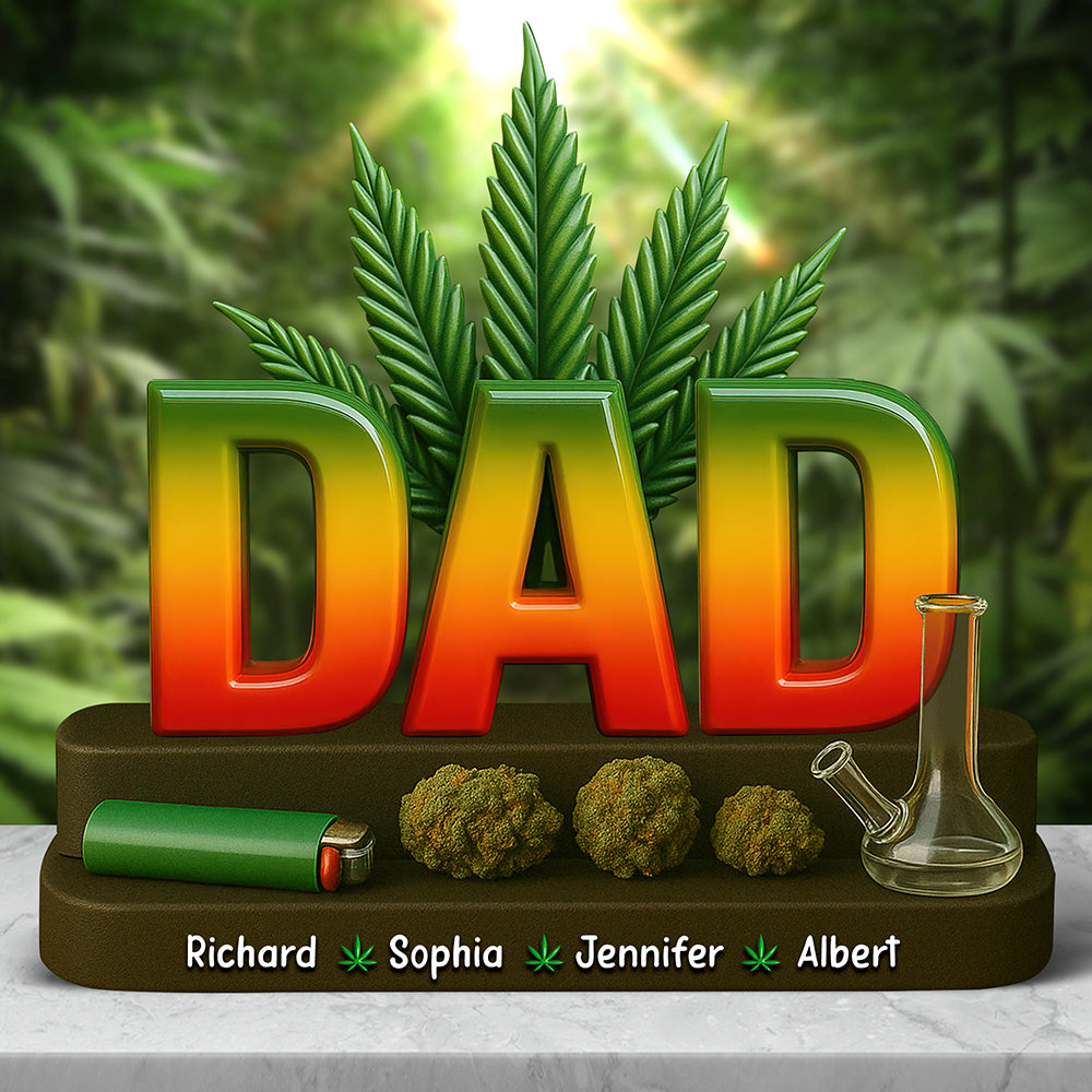 Daddy Acrylic Plaque Gifts For Dad 02TOQN190425 - Shaped Plaques - GoDuckee
