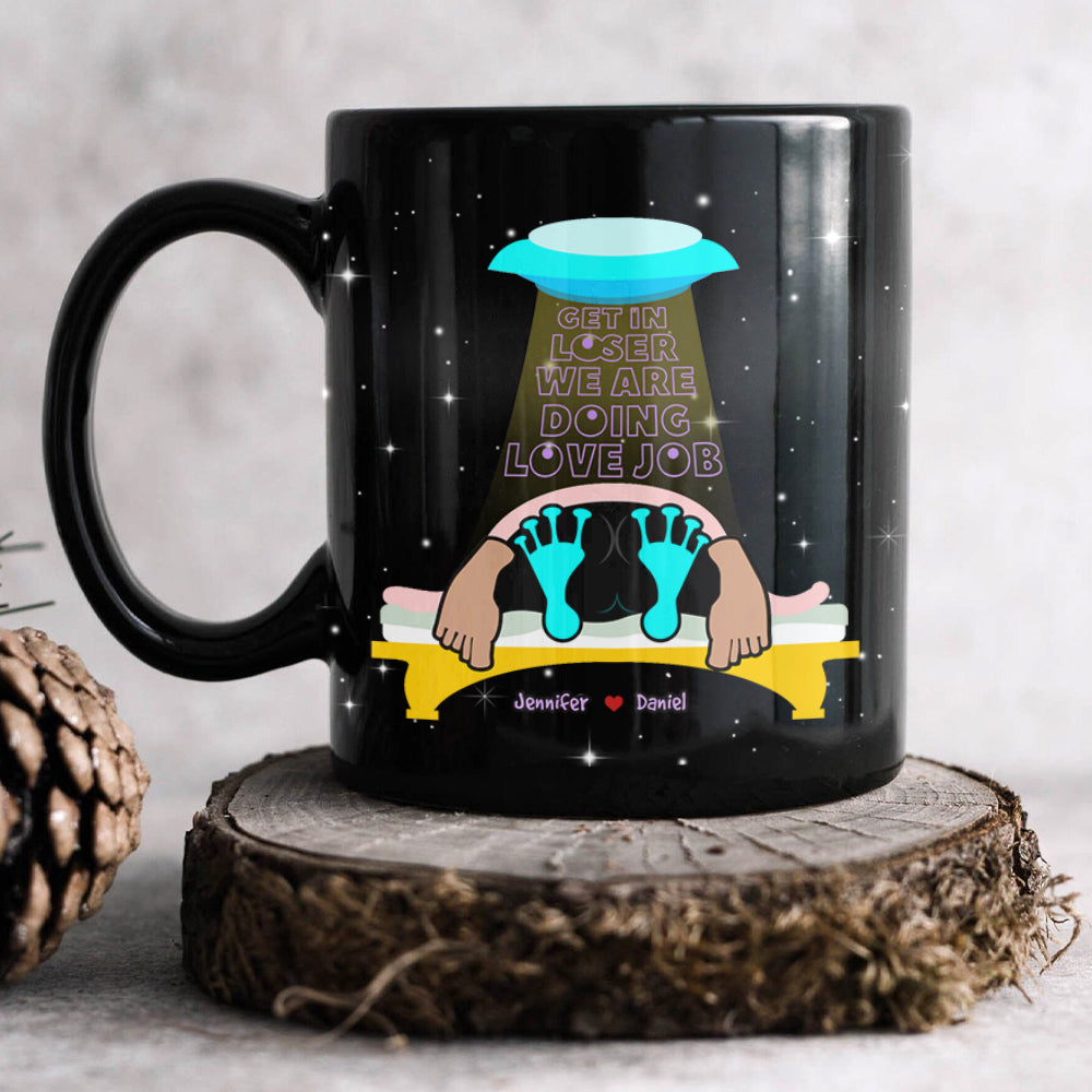 Personalized Gift For Couple Mug Get In Loser - Coffee Mug - GoDuckee