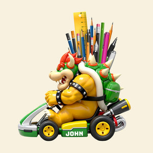 Racing Wooden Pen Holder Personalized Gifts For Kids 01OHDT300725 - Pen Holder - GoDuckee