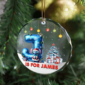 Personalized Christmas Gifts For Kids Crystal Ornament 04KAMH210924 - Ornament - GoDuckee