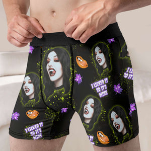 Custom Photo Gifts For Couple Boxer Halloween 04ACDT060824 - Boxer Briefs - GoDuckee