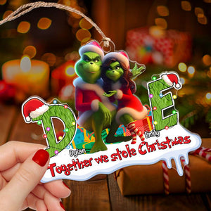 Personalized Gifts For Couples, Custom Letters Christmas Ornament 03OHLU171024 - Ornament - GoDuckee