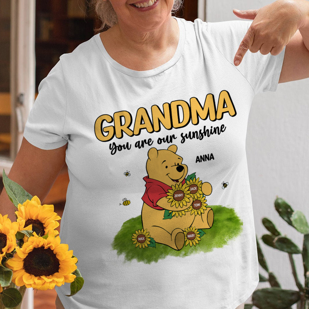 Personalized Gifts For Grandma Shirt You Are Our Sunshine 02HTTN030224 Mother's Day Gifts - 2D Shirts - GoDuckee