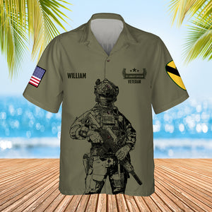 I Walked The Walk, Personalized Hawaiian Shirt, Soldier War, Gift For Soldier 09qnqn140623 - Hawaiian Shirts - GoDuckee