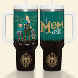 Personalized Gifts For Mom Tumbler Handle 07HUDT150424HG Mother's Day - Tumbler Cups - GoDuckee