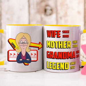 Personalized Gifts For Grandma Coffee Mug - Wife Mother Legend 01TGLU050325HG - Coffee Mug - GoDuckee