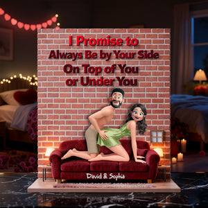 Playful Couple Light Box - Personalized Gift For Couples 03OHLU060226 - Light Box - GoDuckee