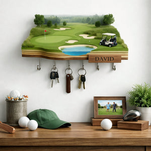 Golf Wood Key Hanger - Personalized Gifts For Golfers 01kilu201225 - Key Hanger - GoDuckee