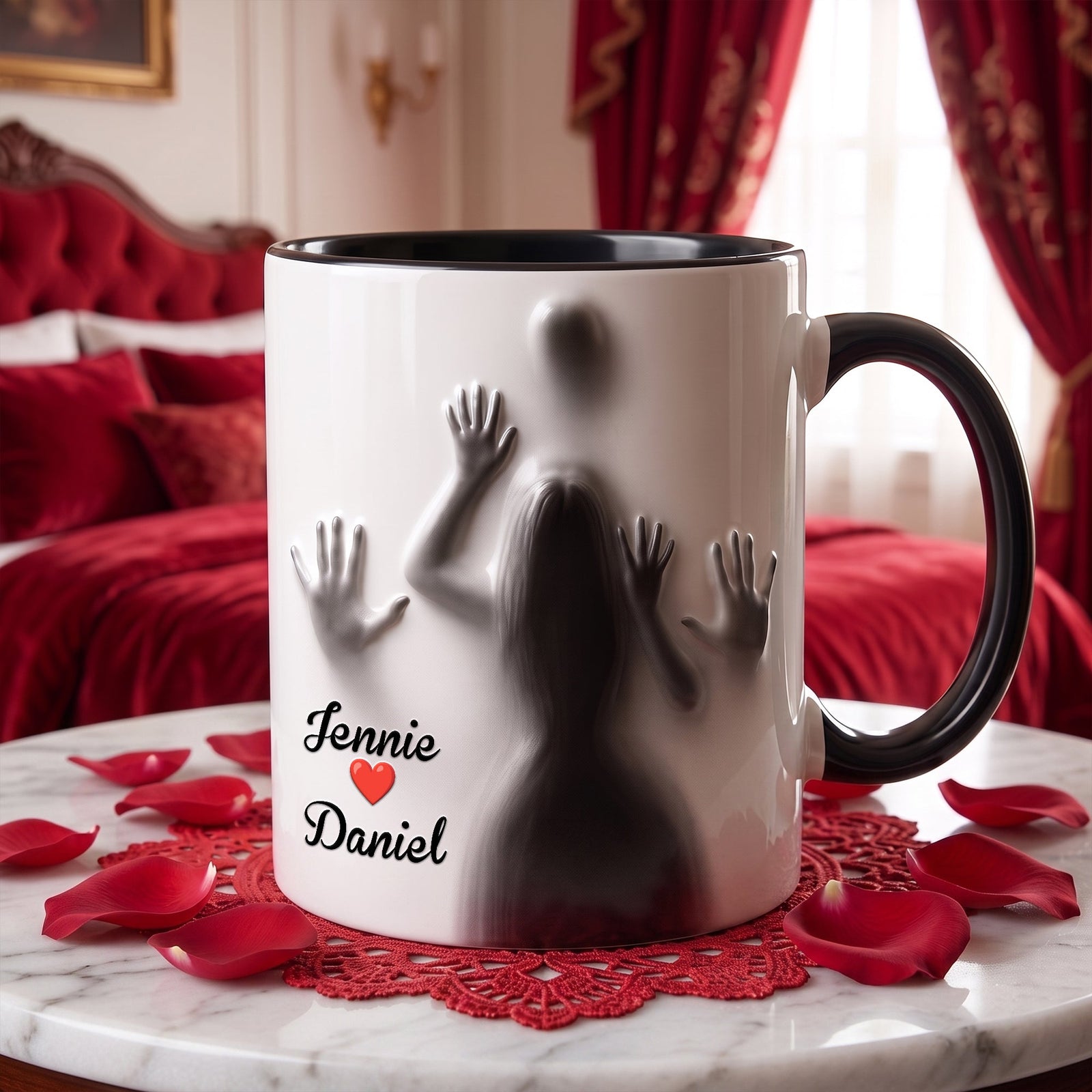 Naughty Couple Magic Heat Changing Mug - Personalized Gifts 04hulu220726 - Coffee Mug - GoDuckee