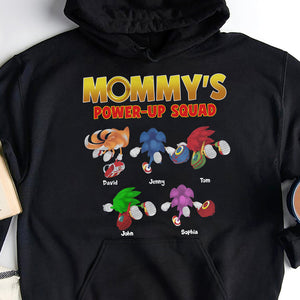Personalized Gifts For Mom Shirt Mommy's Power Up Squad 05qhtn220124 - 2D Shirts - GoDuckee