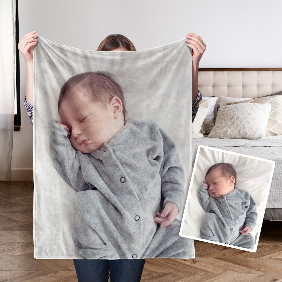 Family Togetherness 03pjxx191223 Personalized Blanket - Upload Photo - Blanket - GoDuckee