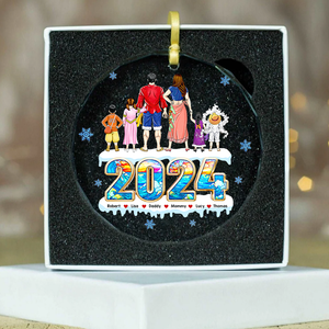 Personalized Gifts For Family Christmas Ornament 03achu011024pa - Ornament - GoDuckee