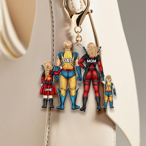 Personalized Gifts For Family Keychain 04qhhu060325pa - Keychains - GoDuckee